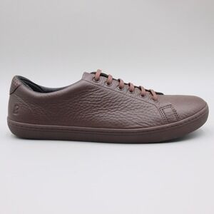 Birchbury Bramfords Barefoot Sneakers Size 10 Brown Pebbled Leather Minimalist